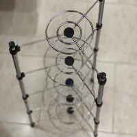 استند قابلمه ۵ طبقه تمام استیل سنگین نو نو|آب‌چکان و نظم‌دهنده ظروف|محمدیه-قزوین, |دیوار