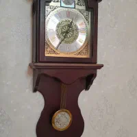 ساعت آنتیک دیواری چوبی اروپایی سالم حراج