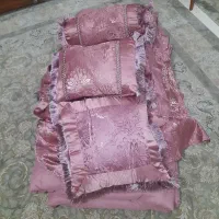 ست رو تختی دو نفره خارجی با پرده اتاق خواب ست|سرویس روتختی|کرج, گوهردشت|دیوار