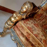 مبل استیل ایتالیای تمام چوب کاملا انتیک کهنه عتیقه|مبلمان خانگی و میز عسلی|تهران, سعادت‌آباد|دیوار