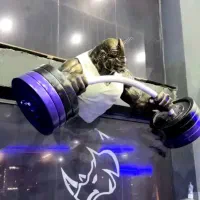 مجسمه کرگدن بدنساز وزنه بردار ورزشی فایبرگلاس|مجسمه، تندیس، ماکت|تهران, خاوران|دیوار