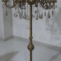 آباژور ایستاده برنز اصل ۶ شاخه ۱۳ شعله|چراغ خواب و آباژور|کرمانشاه, |دیوار