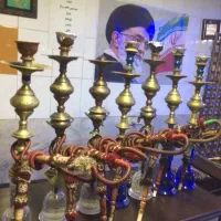 قلیون تنه برنجی گنبدی