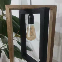 لوستر و ساعت چوبی