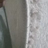 موکت شاگی شگی پرز بلند ۶ متری خاکستری کرمی برند