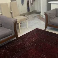 مبل راحتی ۵نفره دوتا کاناپه راحتی رنگ طوسی