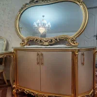 آینه کنسول|بوفه، ویترین، کنسول|تبریز, |دیوار