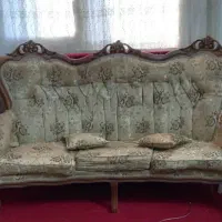 مبل ۹نفره طرح استیل چوب راش|مبلمان خانگی و میز عسلی|زرندیه, |دیوار