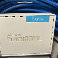 انتن وایرلس qrt 5 و روتر hap lite میکروتیک|مودم و تجهیزات شبکه|تهران, کرمان|دیوار