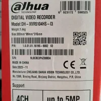 دستگاه 4کانال 5مگاپیکسلی داهوا مدل XVR5104HS-I3|دوربین مداربسته|تهران, مرزداران|دیوار