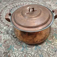 دیگ مسی دستساز زنجان .سالم و قلعکاری شده