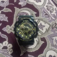 ساعت جی شاک مشکی طلایی