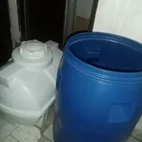 دبه110، 140، 160لیتری باقفل هوا وبس آهنی|ظروف نگهدارنده، پلاستیکی، یک‌بارمصرف|رباط‌کریم, شترخوار|دیوار