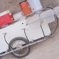 فروش گاریِ چندکاره ساندویچ استیک سیب زمینی و..