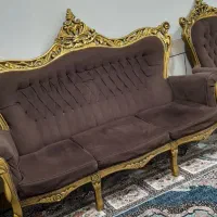 مبل سلطنتی|مبلمان خانگی و میز عسلی|ابریشم, |دیوار