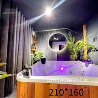 جکوزی وان ۲-۳-۴نفره سفید مشکی کامپوزیت اکریلیک|لوازم حمام|ورامین, |دیوار