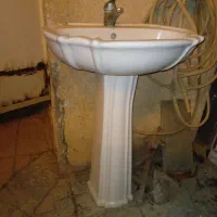 روشویی سرامیکی با شیر اهرمی|لوازم سرویس بهداشتی|مشهد, خواجه ربیع|دیوار