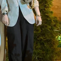 کت بسیار شیک با تن خور و کیف ترک