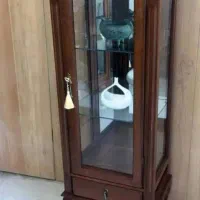 ویترین بوفه چوبی شیشه ای