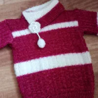 کلاه شال دخترانه وبلوز بافت|لباس|ارومیه, |دیوار