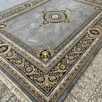 فرش نرگس مشکی طلایی و رنگ بندی ۷۰۰ اصل /۲۵۵۰|فرش|تهران, شهرک شریعتی|دیوار