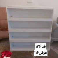 قفسه دکور کتابخانه ویترین دوطرفه