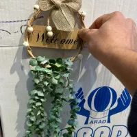 حلقه شمشاد چوبی|گل مصنوعی|تهران, بازار|دیوار