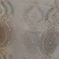 پرده دوخته نشده گل برجسته|پرده، رانر، رومیزی|تربتحیدریه, ۴۵ متری|دیوار