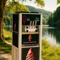 6ماه اقساط دستگاه بستنی حرفه ای با بهترین موتور