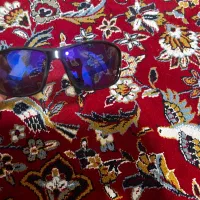 عینک آفتابی ورزشی با لنز آینه‌ای آبی|زیورآلات و اکسسوری|شیراز, جوادیه|دیوار