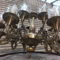 1عددلوسترتمام برنزده شاخه بیست شعله