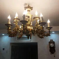 لوستر ۸ شاخه ۱۶ شعله برند نور سازان|لوستر و چراغ آویز|تهران, فردوس|دیوار