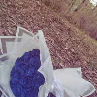 دسته گل روبانی