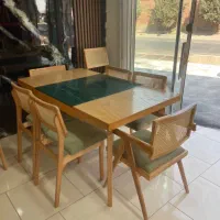 میز. صندلی کد97022مبلمان ماوی کیش|میز و صندلی غذاخوری|کیش, |دیوار