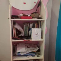 تخت ۲ متری و کتابخانه نوجوان تمام mdf همراه با تشک|تخت و سرویس خواب|کرج, فاز ۴ مهرشهر|دیوار