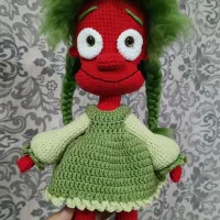 عروسک یلدا قلاب بافی