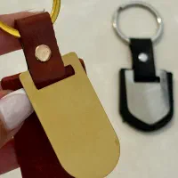 جاسوییچی چرم و فلز با قابلیت حک لیزری