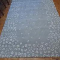 فرش ساوین۴متری نقره ای روشن درحدنو ۳۶۰۰تراکم درمتر