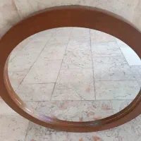 اینه گرد چوبی نو