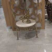 میز تلفن برنجی