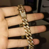 گردنبند فول نگین طلایی|بدلیجات|اندیشه, شهرک صدف|دیوار