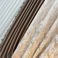 والان پرده دکوری مخمل پتینه توسی طلایی ترک|پرده، رانر، رومیزی|تهران, مولوی|دیوار