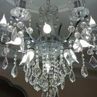 لوستر کریستالی اصل ۶شاخه