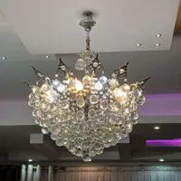 لوستر  همراه 2 دیوارکوب کریستال فرانسوی|لوستر و چراغ آویز|اسلام‌شهر, |دیوار