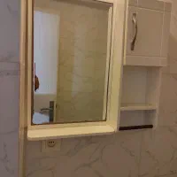 روشویی کابینت دار باشیر اهرمی سالم و تمیز|لوازم سرویس بهداشتی|ری, دولتآباد|دیوار