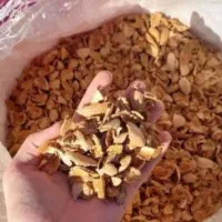 پوسته بادام سنگی خشک