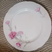 بشقاب چینی گل رز