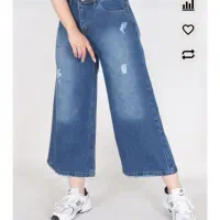 شلوار جین واید لگ کاملا نو