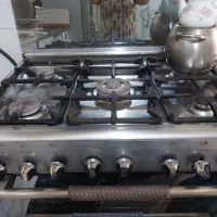 گازپنج شعله فردار تمام استیل جواهریان|اجاق گاز و لوازم برقی پخت‌وپز|تهران, فرزانه|دیوار