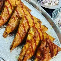 سمبوسه سیب زمینی و سبزیجات